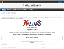 Tablet Screenshot of agenpokeronline.info